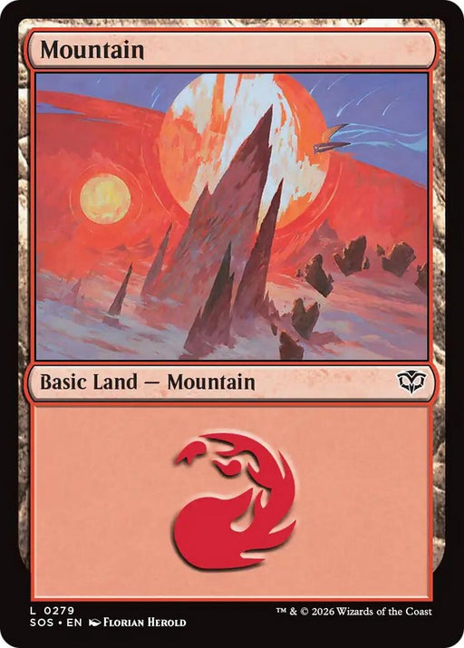 Image for Mountain (0279) (279) (Foil) [Secrets of Strixhaven] - Magic: The Gathering