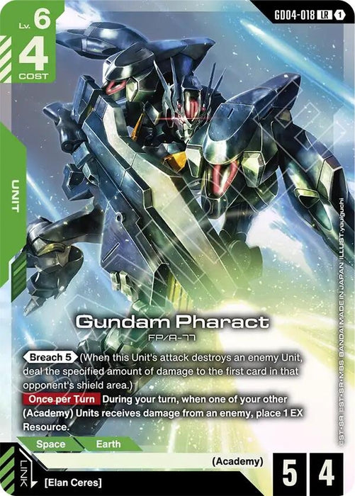 Gundam Pharact (GD04-018) (Holofoil) [Phantom Aria]