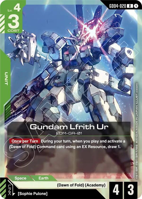 Gundam Lfrith Ur (GD04-020) (Holofoil) [Phantom Aria]