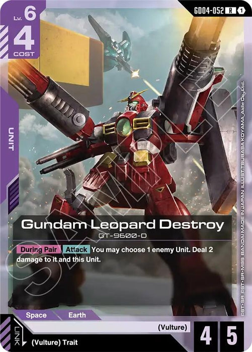 Gundam Leopard Destroy (GD04-052) (Holofoil) [Phantom Aria]