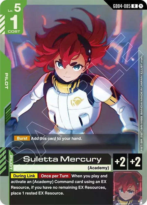 Suletta Mercury (GD04-085) (Holofoil) [Phantom Aria]
