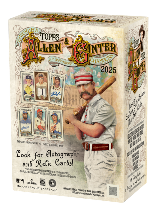 2025 TOPPS Allen and Ginter Baseball Value Box