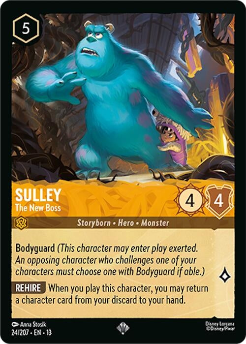Image for Sulley - The New Boss (24/207) (Cold Foil) [Attack of the Vine!] (13) - Disney Lorcana
