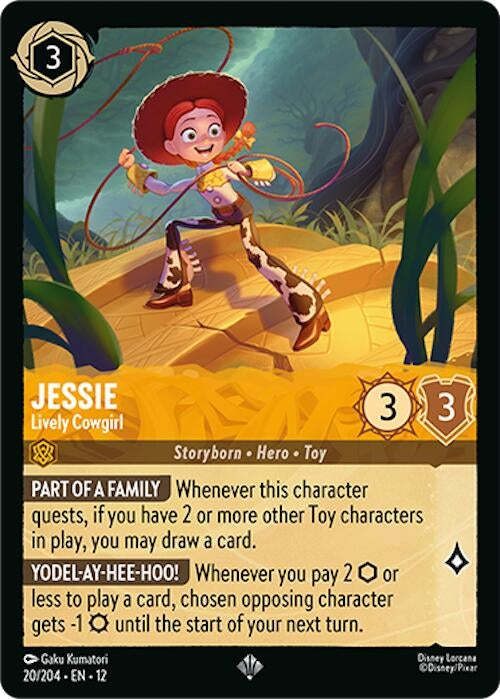Image for Jessie - Lively Cowgirl (20/204) (Cold Foil) [Wilds Unknown] - Disney Lorcana