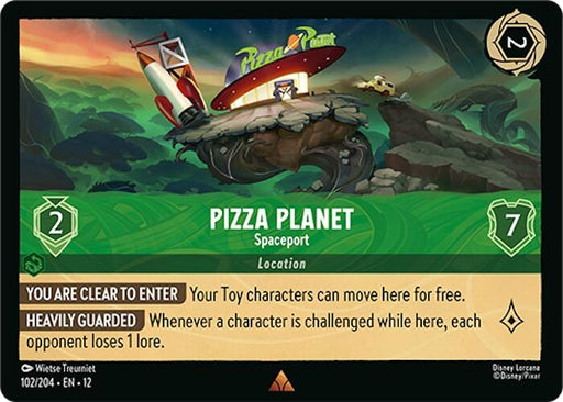 Image for Pizza Planet - Spaceport (102/204) (Cold Foil) [Wilds Unknown] - Disney Lorcana