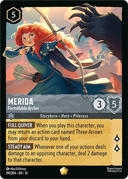 Image for Merida - Formidable Archer (191/204) [Wilds Unknown] - Disney Lorcana