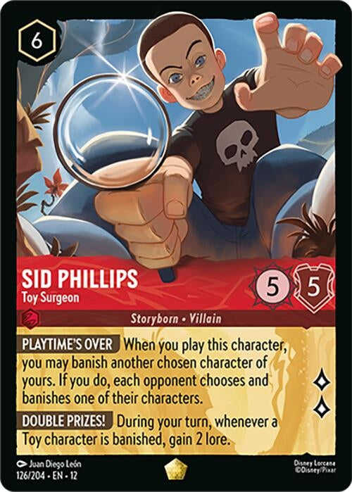 Image for Sid Phillips - Toy Surgeon (126/204) (Cold Foil) [Wilds Unknown] - Disney Lorcana