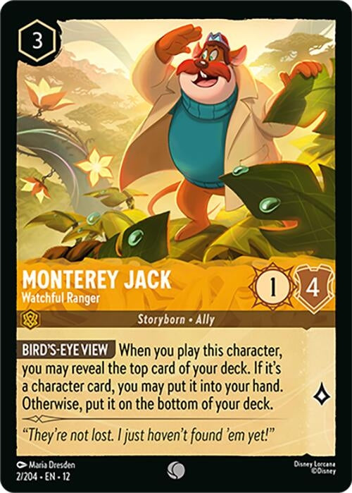 Image for Monterey Jack - Watchful Ranger (2/204) (Cold Foil) [Wilds Unknown] - Disney Lorcana