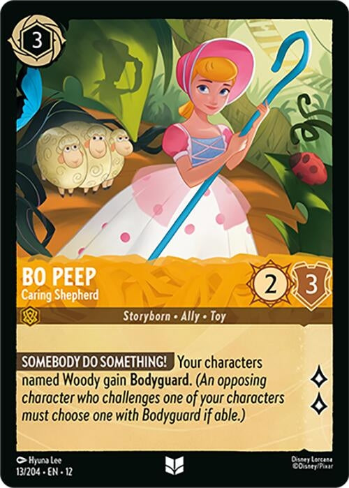 Image for Bo Peep - Caring Shepherd (13/204) (Cold Foil) [Wilds Unknown] - Disney Lorcana