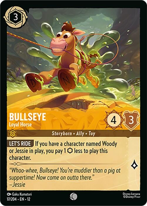 Image for Bullseye - Loyal Horse (17/204) (Cold Foil) [Wilds Unknown] - Disney Lorcana