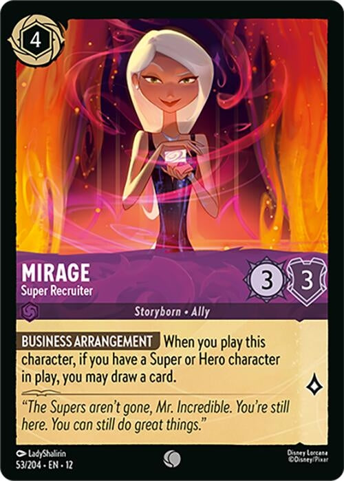 Image for Mirage - Super Recruiter (53/204) (Cold Foil) [Wilds Unknown] - Disney Lorcana