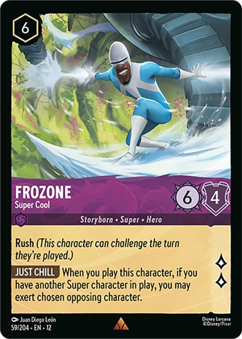 Image for Frozone - Super Cool (59/204) [Wilds Unknown] - Disney Lorcana