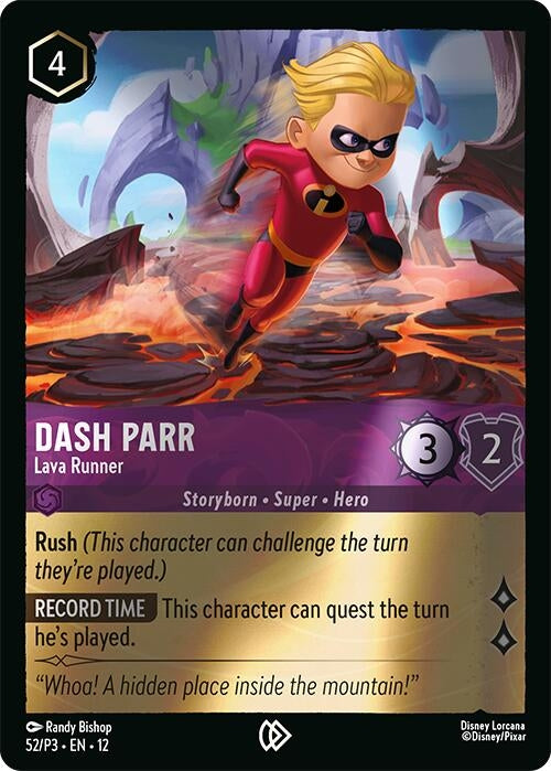 Image for Dash Parr - Lava Runner (61/204) [Wilds Unknown] - Disney Lorcana