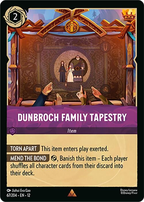 Image for DunBroch Family Tapestry (67/204) (Cold Foil) [Wilds Unknown] - Disney Lorcana