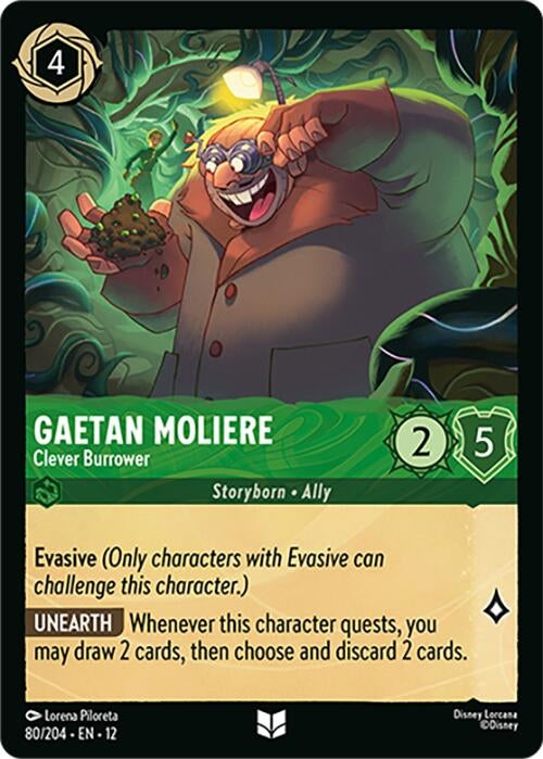 Image for Gaetan Moliere - Clever Burrower (80/204) [Wilds Unknown] - Disney Lorcana
