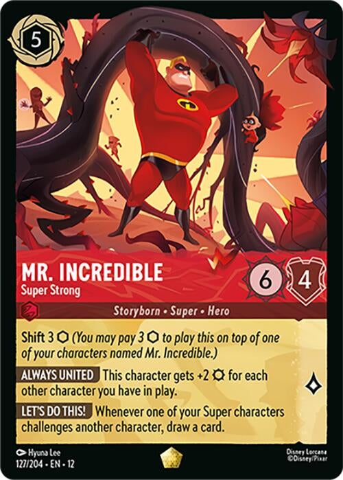Image for Mr. Incredible - Super Strong (127/204) (Cold Foil) [Wilds Unknown] - Disney Lorcana