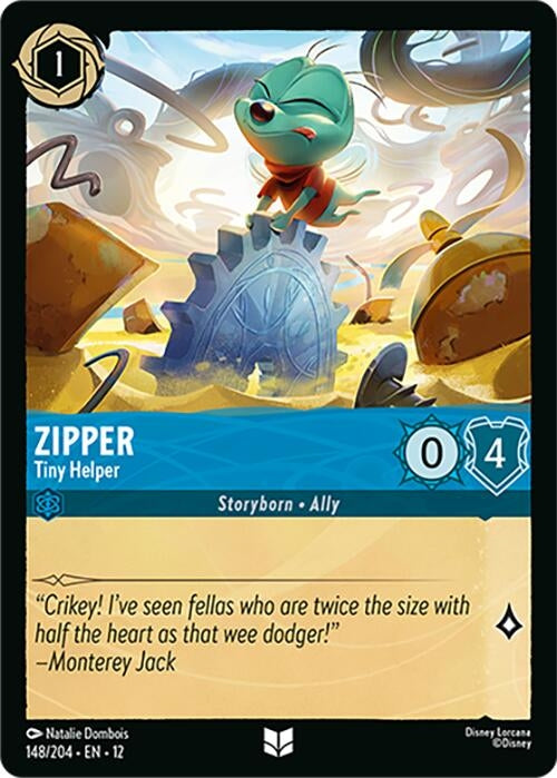Image for Zipper - Tiny Helper (148/204) [Wilds Unknown] - Disney Lorcana