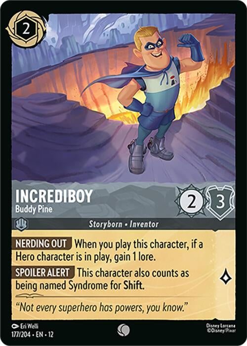 Image for Incrediboy - Buddy Pine (177/204) [Wilds Unknown] - Disney Lorcana