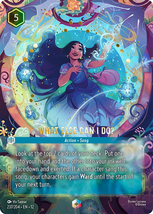 Image for What Else Can I Do? (Enchanted) (237/204) (Holofoil) [Wilds Unknown] - Disney Lorcana