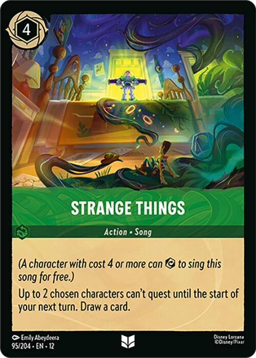 Image for Strange Things (95/204) (Cold Foil) [Wilds Unknown] - Disney Lorcana