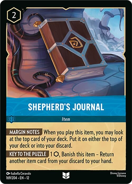 Image for Shepherd's Journal (169/204) [Wilds Unknown] - Disney Lorcana