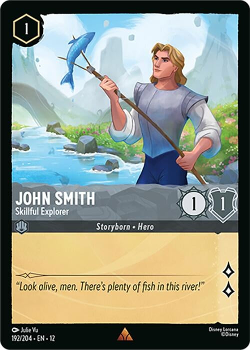 Image for John Smith - Skillful Explorer (192/204) (Cold Foil) [Wilds Unknown] - Disney Lorcana