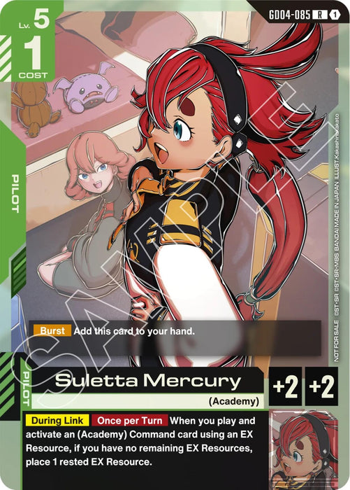 Image for Suletta Mercury (GD04 Release Event) (GD04-085) (Holofoil) [Gundam Promotional Cards] (GCG-PR) - Gundam Card Game