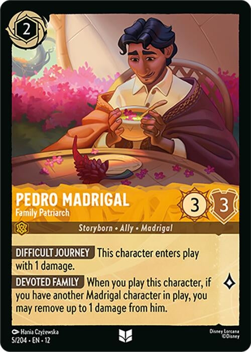 Image for Pedro Madrigal - Family Patriarch (5/204) (Cold Foil) [Wilds Unknown] - Disney Lorcana