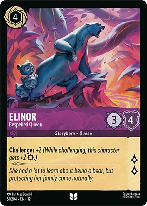 Image for Elinor - Bespelled Queen (51/204) (Cold Foil) [Wilds Unknown] - Disney Lorcana