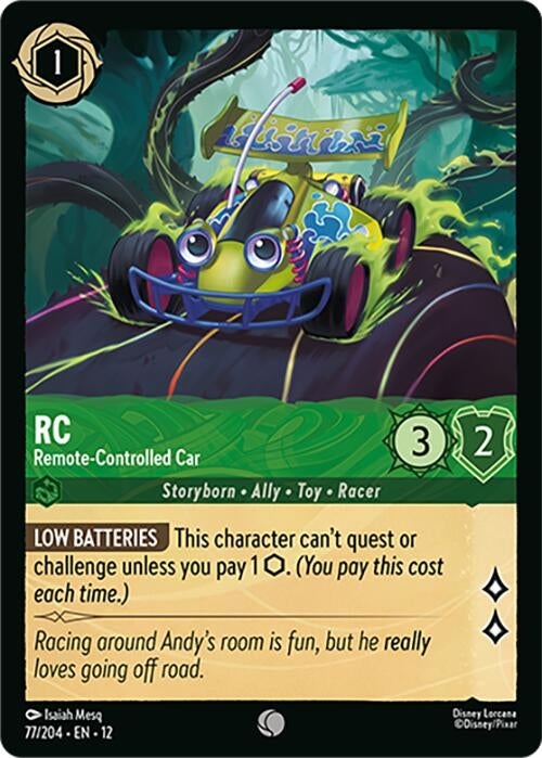 Image for RC - Remote-Controlled Car (77/204) [Wilds Unknown] - Disney Lorcana