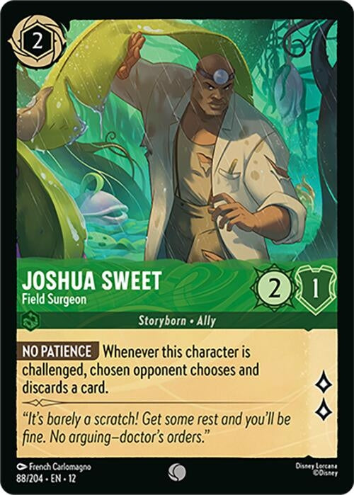 Image for Joshua Sweet - Field Surgeon (88/204) [Wilds Unknown] - Disney Lorcana