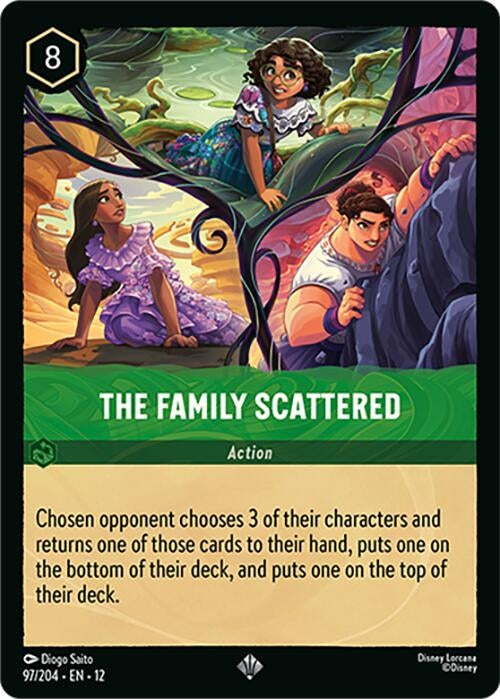 Image for The Family Scattered (97/204) (Cold Foil) [Wilds Unknown] - Disney Lorcana