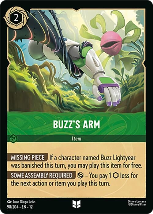Image for Buzz's Arm (98/204) (Cold Foil) [Wilds Unknown] - Disney Lorcana