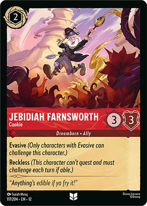 Image for Jebidiah Farnsworth - Cookie (117/204) (Cold Foil) [Wilds Unknown] - Disney Lorcana