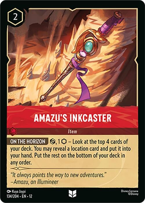 Image for Amazu's Inkcaster (134/204) [Wilds Unknown] - Disney Lorcana