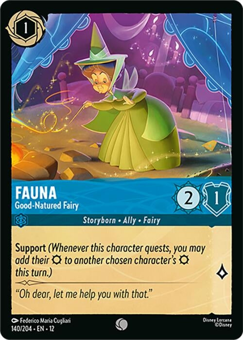 Image for Fauna - Good-Natured Fairy (140/204) [Wilds Unknown] - Disney Lorcana