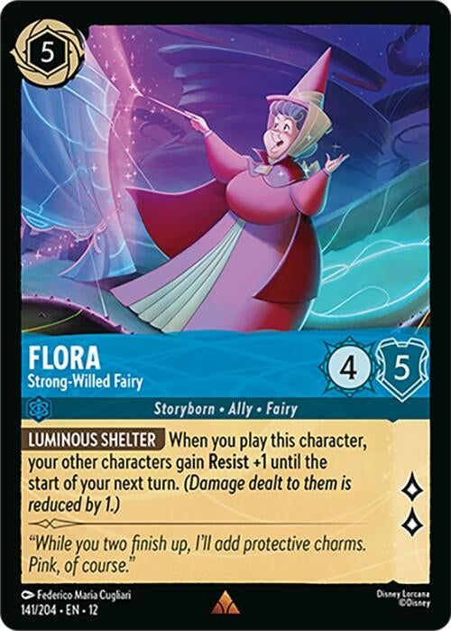 Image for Flora - Strong-Willed Fairy (141/204) [Wilds Unknown] - Disney Lorcana