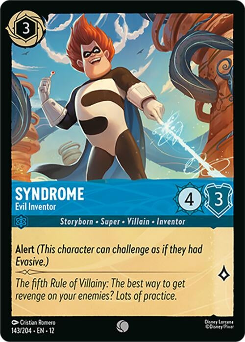 Image for Syndrome - Evil Inventor (143/204) [Wilds Unknown] - Disney Lorcana