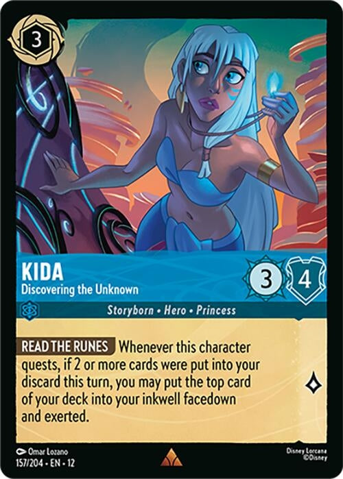 Image for Kida - Discovering the Unknown (157/204) [Wilds Unknown] - Disney Lorcana