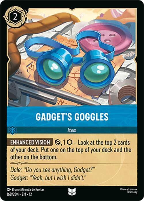 Image for Gadget's Goggles (168/204) (Cold Foil) [Wilds Unknown] - Disney Lorcana
