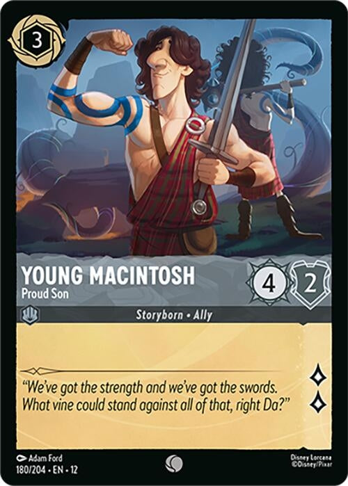 Image for Young Macintosh - Proud Son (180/204) (Cold Foil) [Wilds Unknown] - Disney Lorcana