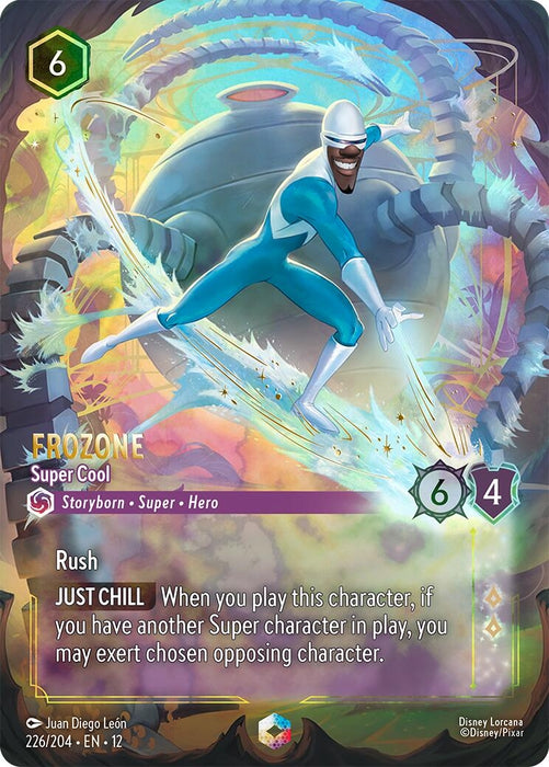 Image for Frozone - Super Cool (Enchanted) (226/204) (Holofoil) [Wilds Unknown] - Disney Lorcana