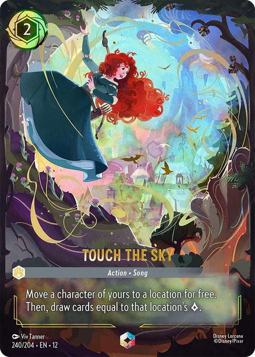 Image for Touch the Sky (Enchanted) (240/204) (Holofoil) [Wilds Unknown] - Disney Lorcana