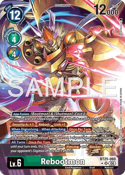 Image for Rebootmon (Alternate Art) (BT25-060 SR) (Foil) [Dual Revolution] - Digimon Card Game