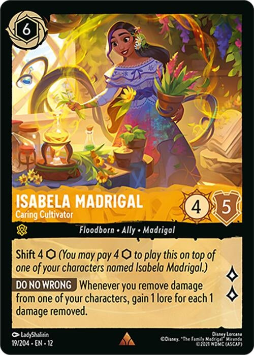 Image for Isabela Madrigal - Caring Cultivator (19/204) (Cold Foil) [Wilds Unknown] - Disney Lorcana