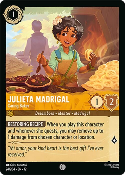 Image for Julieta Madrigal - Caring Baker (24/204) (Cold Foil) [Wilds Unknown] - Disney Lorcana