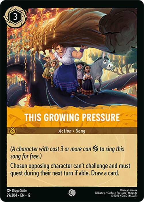 Image for This Growing Pressure (29/204) [Wilds Unknown] - Disney Lorcana