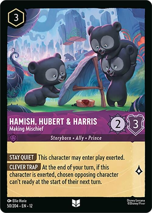 Image for Hamish, Hubert & Harris - Making Mischief (50/204) [Wilds Unknown] - Disney Lorcana