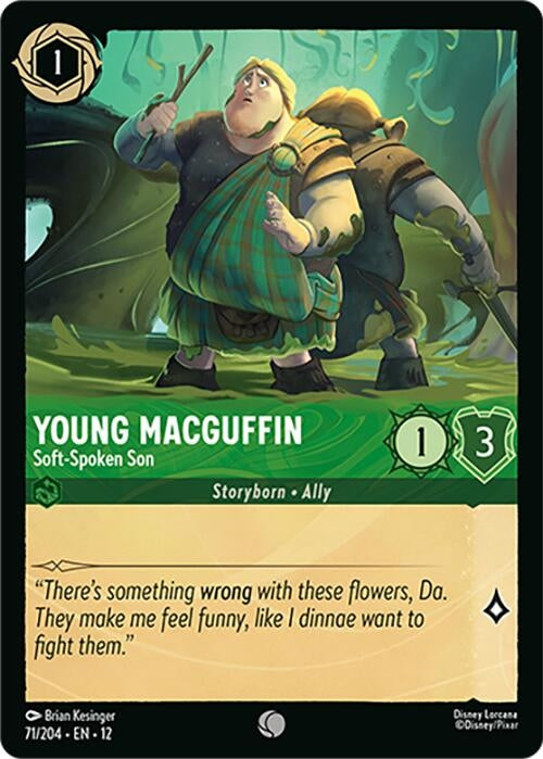 Image for Young MacGuffin - Soft-Spoken Son (71/204) [Wilds Unknown] - Disney Lorcana