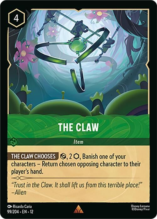 Image for The Claw (99/204) (Cold Foil) [Wilds Unknown] - Disney Lorcana